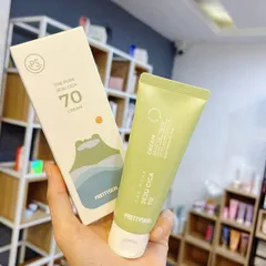 Kem Dưỡng Da Rau Má Pretty Skin Jeju Cica 50ml - Làm Dịu, Phục Hồi Da, Hạn Chế Vết Thâm