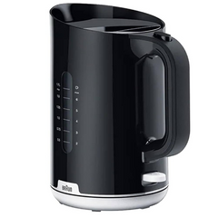 Bình Đun Siêu Tốc Braun WK1100BK - Công Suất 2200W, Dung Tích 1.7L, An Toàn BPA Free, Đun Nước Nhanh Chóng Trong 45 Giây