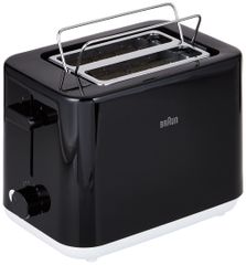 Máy Nướng Bánh Mì Braun HT1010BK - Công Suất 900W, 8 Mức Nướng, Thiết Kế Đức, Đảm Bảo Nướng Vàng Đều, An Toàn Thực Phẩm
