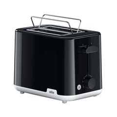 Máy Nướng Bánh Mì Braun HT1010BK - Công Suất 900W, 8 Mức Nướng, Thiết Kế Đức, Đảm Bảo Nướng Vàng Đều, An Toàn Thực Phẩm