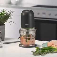 Máy Xay Thịt Đa Năng Braun CH3011BK - Công Suất 500W, Dung Tích 500ml, Công Nghệ Quadblade Tiên Tiến, An Toàn Thực Phẩm