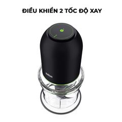 Máy Xay Thịt Đa Năng Braun CH3011BK - Công Suất 500W, Dung Tích 500ml, Công Nghệ Quadblade Tiên Tiến, An Toàn Thực Phẩm
