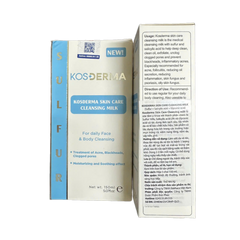 Sữa Rửa Mặt Và Tắm Kosderma Skin Care Cleansing Milk Làm Sạch Da Dầu Mụn Trứng Cá, Nang Lông - 150ml