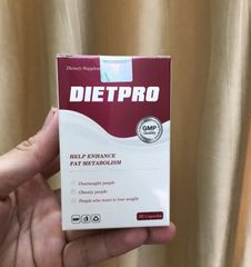 Viên uống giảm cân Diet Pro - Hỗ trợ giảm mỡ, cải thiện vóc dáng an toàn và hiệu quả (30 viên)