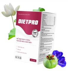 Viên uống giảm cân Diet Pro - Hỗ trợ giảm mỡ, cải thiện vóc dáng an toàn và hiệu quả (30 viên)
