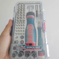 Bộ Tuốc Nơ Vít Đa Năng 55 Chi Tiết Total TACSD30556 - Dụng Cụ Cầm Tay Hoàn Hảo Cho Sửa Chữa Điện Tử, Đồ Gia Dụng