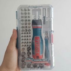 Bộ Tuốc Nơ Vít Đa Năng 55 Chi Tiết Total TACSD30556 - Dụng Cụ Cầm Tay Hoàn Hảo Cho Sửa Chữa Điện Tử, Đồ Gia Dụng