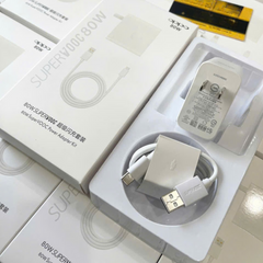 Bộ Sạc Nhanh OPPO 80W - Sạc Điện Thoại Siêu Tốc, Thiết Kế Gọn Nhẹ, Tương Thích Tốt Với Thiết Bị OPPO, Tiết Kiệm Thời Gian Sạc