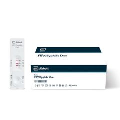 Bộ Test xét nghiệm nhanh HIV/Giang Mai - Abbott Bioline Duo HIV/Syphilis - thương hiệu Abbott Hoa Kỳ