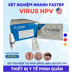 Bộ test nhanh phát hiện virus HPV IgG tại nhà FASTEP - Xét nghiệm huyết thanh, hỗ trợ phát hiện kháng thể HPV an toàn và tiện lợi