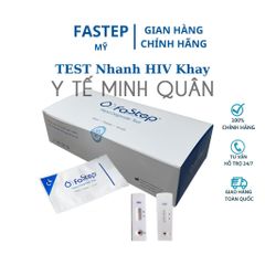 Bộ test xét nghiệm HIV Fastep của MỸ - Độ chính xác cao, dễ thực hiện