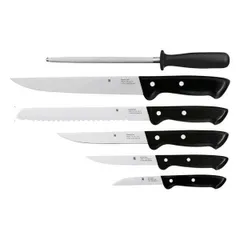 Bộ Dao WMF Classic Line 7 Món - Dụng Cụ Nhà Bếp Chất Lượng Cao, Lưỡi Thép Sắc Bén, An Toàn Và Dễ Dàng Vệ Sinh