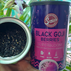 Hắc Kỷ Tử Mỹ Suncore Food - Hoa Quả Sấy Khô Black Goji Berries Hộp 454G - Tăng Cường Miễn Dịch, Cải Thiện Thị Lực