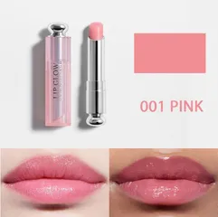 Son Dior 001 Addict Lip Glow - Thỏi Son Dưỡng Môi Sang Trọng, Hiệu Ứng Môi Mọng Nước, Phù Hợp Mọi Cô Gái