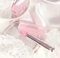 Son Dior 001 Addict Lip Glow - Thỏi Son Dưỡng Môi Sang Trọng, Hiệu Ứng Môi Mọng Nước, Phù Hợp Mọi Cô Gái