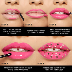 Son Kem Lì 2 Đầu Nyx Shine Loud High Shine Lip Colour 3.4 mL Siêu Bền Lâu Trôi