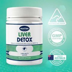 Viên Uống Giải Độc Gan Austar Liver Detox - Hỗ Trợ Sức Khỏe Gan và Thải Độc, 60 Viên, Xuất Xứ Úc