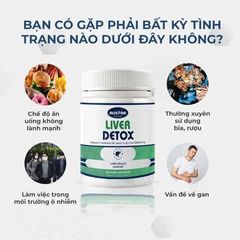 Viên Uống Giải Độc Gan Austar Liver Detox - Hỗ Trợ Sức Khỏe Gan và Thải Độc, 60 Viên, Xuất Xứ Úc