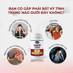 Viên Uống Austar CoQ10 150mg - Hỗ Trợ Sức Khỏe Tim Mạch, Năng Lượng, Chống Oxy Hóa - 60 Viên Xuất Xứ Úc