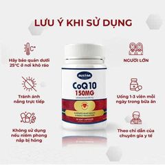 Viên Uống Austar CoQ10 150mg - Hỗ Trợ Sức Khỏe Tim Mạch, Năng Lượng, Chống Oxy Hóa - 60 Viên Xuất Xứ Úc
