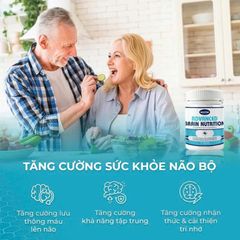 Viên Uống Bổ Não Austar Advanced Brain Nutrition - Tăng Cường Trí Nhớ & Tập Trung, Chiết Xuất Bạch Quả Ginkgo Biloba (60 Viên)