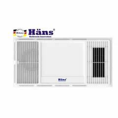 Quạt Sưởi Âm Trần Hans HA2 Tích Hợp Đèn LED 4 Trong 1 - Tiện Ích Điều Khiển Từ Xa, Kiểu Dáng Hiện Đại, Công Suất 2102W