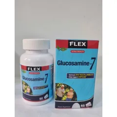 Viên uống Flex Glucosamine-7 giúp hỗ trợ giảm đau nhanh và tăng cường tái tạo sụn và dịch khớp hộp 60 Viên