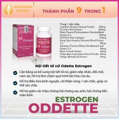 Viên uống Odette estrogen hỗ trợ nội tiết tố,nhập khẩu từ mỹ an toàn, hiệu quả sản phẩm không chứa mầm đậu nành