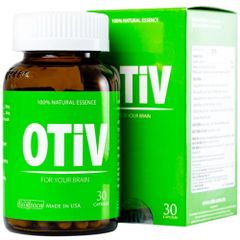 Viên uống OTIV cải Thiện Đau Đầu, Mất Ngủ, Hoạt Huyết Não hộp 60 viên & 30 viên