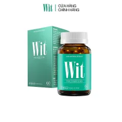 Viên uống Wit giúp tăng cường thị lực, giảm mờ mỏi mắt hộp 60 Viên & 30 Viên