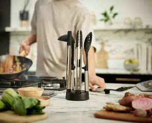 Bộ Dụng Cụ Nấu Ăn Silicone 5 Món Joseph Joseph 10568 Elevate Fusion - Dụng Cụ Chịu Nhiệt, Thiết Kế Tiện Dụng và Vệ Sinh