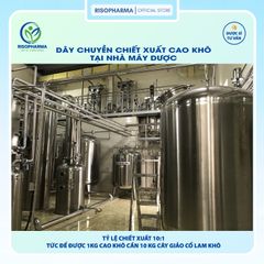 Cao Khô Giảo Cổ Lam Risopharma - Hỗ Trợ Giảm Mỡ Máu, Ổn Định Huyết Áp, Ngủ Ngon, Giảm Đau Đầu 100g