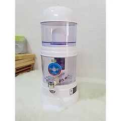 Bình Lọc Nước Cao Cấp Seoul Queen Design Hàn Quốc - Bộ Lọc 5 Cấp, Dung Tích 14 Lít, Tặng Kèm Ly Uống Nước