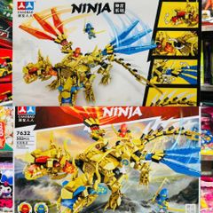 Bộ đồ chơi lắp ráp CHAOBAO 7632 Ninja Rồng Vàng 502pcs - Xếp hình mô hình rồng đẹp, phát triển kỹ năng cho trẻ em từ 6 tuổi