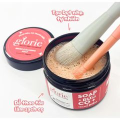 Xà Phòng Rửa Cọ Trang Điểm Glorie 130g - Giúp Làm Sạch Cọ Hiệu Quả, Giữ Độ Mềm Mại và An Toàn Cho Da