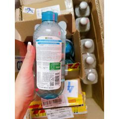 Nước Tẩy Trang Garnier Micellar Cho Da Dầu & Mụn 400ml - Làm Sạch Dịu Nhẹ, Giảm Nhờn, Không Cần Rửa lại
