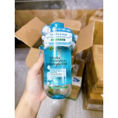 Nước Tẩy Trang Garnier Micellar Cho Da Dầu & Mụn 400ml - Làm Sạch Dịu Nhẹ, Giảm Nhờn, Không Cần Rửa lại