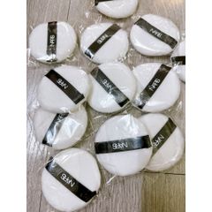Mút Đánh Phấn Nền NARS Hình Tròn Cao Cấp Màu Trắng - Bông Tán Trang Điểm Lớp Nền Mịn Màng, Làm Đẹp Da Tự Nhiên