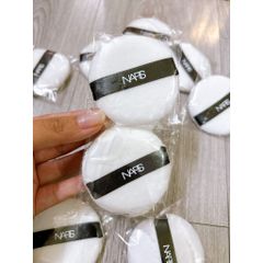 Mút Đánh Phấn Nền NARS Hình Tròn Cao Cấp Màu Trắng - Bông Tán Trang Điểm Lớp Nền Mịn Màng, Làm Đẹp Da Tự Nhiên