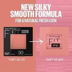 Phấn Má Hồng Maybelline Fit Me Mono Blush 4.5g - Mịn Lì Chuẩn Màu, Bền Màu 16H, Hiệu Ứng Gò Má Ứng Hồng Tự Nhiên