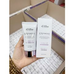 Kem Chống Nắng d'Alba Waterfull Tone Up Tím 50ml - Kem Dưỡng Ẩm, Nâng Tone, Chống Oxy Hóa, Chống Nắng SPF50+ PA++++