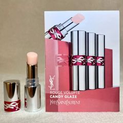 Son Dưỡng YSL Rouge Volupte Candy Glaze 2 - Hồng Nude - Dưỡng Ẩm Mịn Màu Tự Nhiên cho Đôi Môi Căng Mọng