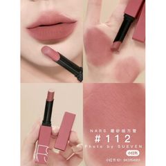 Son Nars Powermatte 1.5g Màu 112 American Woman - Hồng Đất Thanh Lịch, Bền Màu, Chất Son Lì Mịn, Thích Hợp Mọi Tông Da