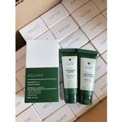 Set Dầu Gội Xả Weilaiya Gừng Trắng Hà Thủ Ô Mini 20ml - Giảm Gàu, Hỗ Trợ Mọc Tóc, Tinh Chất Thiên Nhiên, Phù Hợp Du Lịch