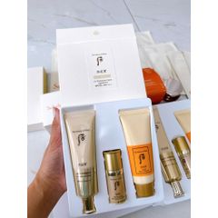 Bộ Kem Chống Nắng Whoo Jinheayoon Sun Wrinkle SPF 50+ - Giảm Nhăn, Làm Sáng Da, Set Chăm Sóc Da Hoàng Cung