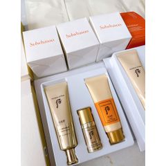 Bộ Kem Chống Nắng Whoo Jinheayoon Sun Wrinkle SPF 50+ - Giảm Nhăn, Làm Sáng Da, Set Chăm Sóc Da Hoàng Cung