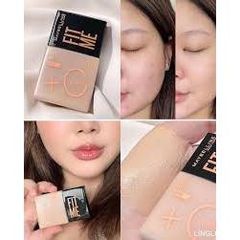 Kem Nền Maybelline Fit Me Fresh Tint SPF50 30ml - Kem Nền Tươi Mướt, Bảo Vệ Da, Hiệu Ứng Sáng Khỏe, Phù Hợp Mọi Loại Da