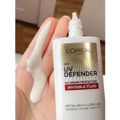 Kem Chống Nắng L'Oreal UV Defender Serum SPF 50+/PA++++ 50ml - Bảo vệ da tối ưu trước UVA/UVB, phù hợp với mọi loại da