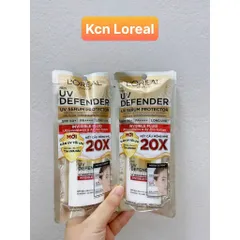 Kem Chống Nắng L'Oreal UV Defender Serum SPF 50+/PA++++ 50ml - Bảo vệ da tối ưu trước UVA/UVB, phù hợp với mọi loại da