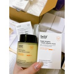Mặt Nạ Ngủ Dưỡng Sáng Da Belif Super Knight Multi Vitamin Mask 75ml - Dưỡng ẩm, phục hồi da mệt mỏi, làm sáng và chống lão hóa hiệu quả.
